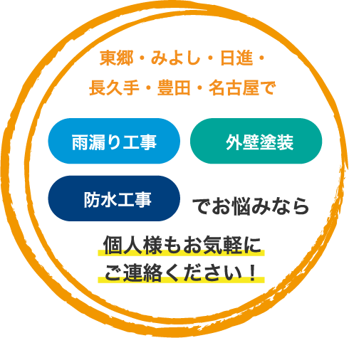 個人様もお気軽にご連絡ください